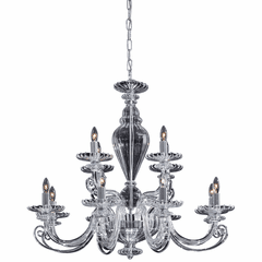Metropolitan Metropolitan Family 12-LT Chandelier - Chrome - N9169 Metropolitan Metropolitan Family 12-LT Chandelier - Chrome - N9169