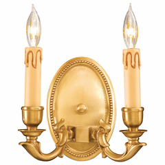 Metropolitan Metropolitan Family 2-LT Wall Sconce - French Gold - N9809-FG Metropolitan Metropolitan Family 2-LT Wall Sconce - French Gold - N9809-FG