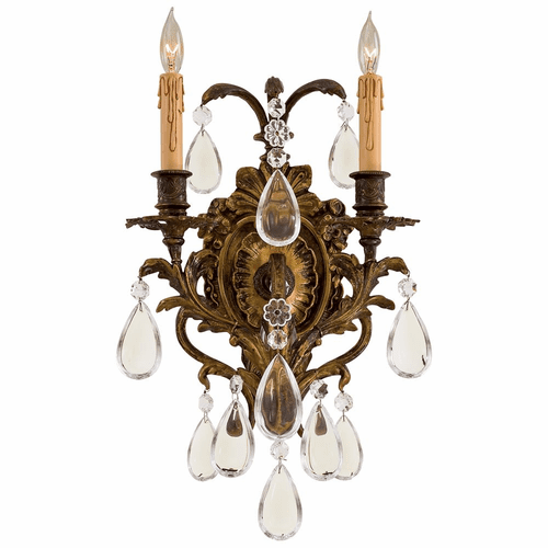 Metropolitan Metropolitan Family 2-LT Wall Sconce - Oxide Brass - N2414