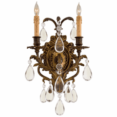 Metropolitan Metropolitan Family 2-LT Wall Sconce - Oxide Brass - N2414