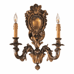 Metropolitan Metropolitan Family 2-LT Wall Sconce - Oxide Brass - N2415