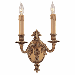 Metropolitan Metropolitan Family 2-LT Wall Sconce - Renaissance Gold - N9812