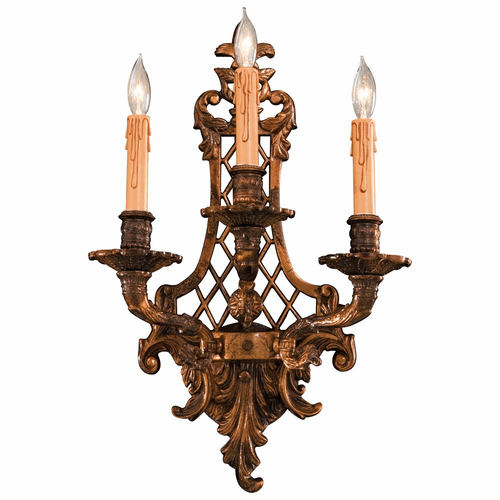 Metropolitan Metropolitan Family 3-LT Wall Sconce - Oxide Brass - N9813-3
