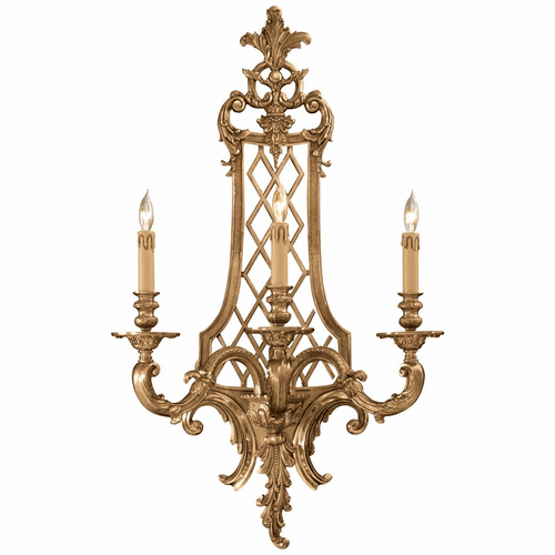 Metropolitan Metropolitan Family 3-LT Wall Sconce - Renaissance Gold - N9803