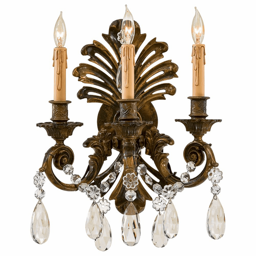 Metropolitan Metropolitan Family 3-LT Wall Sconce - Stained Gold - N952013