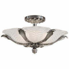 Metropolitan Metropolitan Family 6-LT Semi-Flush - Platinum - N950495-54B Metropolitan Metropolitan Family 6-LT Semi-Flush - Platinum - N950495-54B