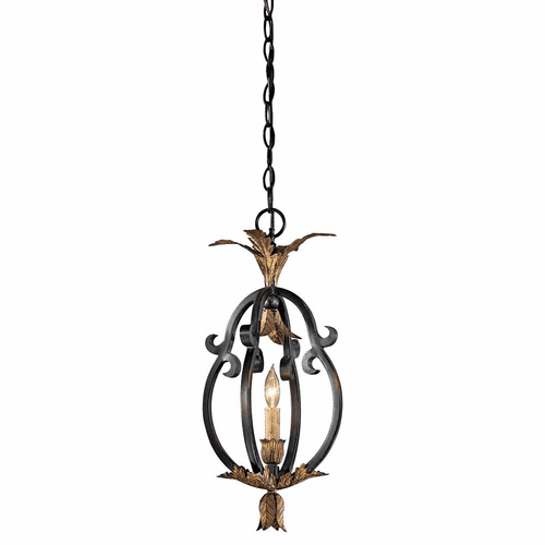 Metropolitan Montparnasse Mini Pendant - French Black Gold Leaf - N6103-20