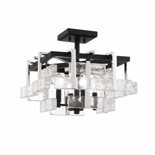 Metropolitan Painesdale 4-LT Semi Flush - Sand Coal - N7544-729