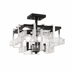 Metropolitan Painesdale 4-LT Semi Flush - Sand Coal - N7544-729