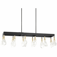 Metropolitan Rare Elements 12-LT Island Light - Sand Coal & Brass - N7866-678-L