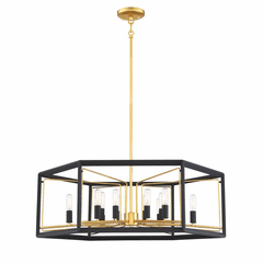 Metropolitan Sable Point 12-LT Pendant - Sand Black  - N7855-707