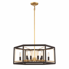 Metropolitan Sable Point 12-LT Pendant - Sand Black  - N7859-707