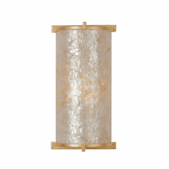 Metropolitan Sommers Bend  8In 1 Light Wall Sconce - Capiz Shell Gold - N1931-760