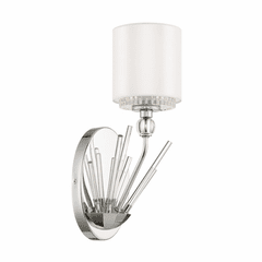 Metropolitan Sutton 1 Light Sconce - Polished Nickel - N7381-613