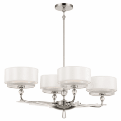 Metropolitan Sutton 4 Light Island Light - Polished Nickel - N7385-613