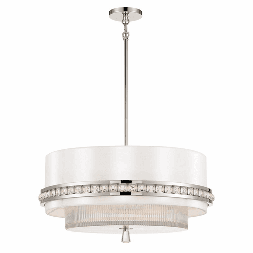 Metropolitan Sutton 4 Light Pendant - Polished Nickel - N7384-613
