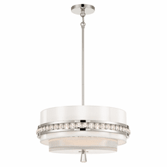 Metropolitan Sutton 6 Light Semi Flush And Pendant - Polished Nickel - N7383-613