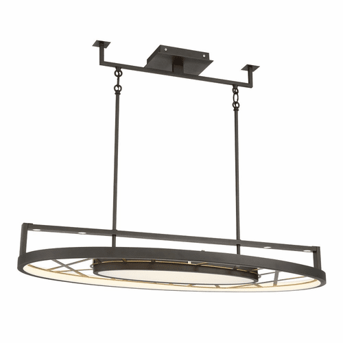 Metropolitan Tribeca 44" LED Island Light - Smoked Iron - N7528-716-L