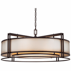 Metropolitan Underscore 5-LT Drum Pendant - Cimmaron Bronze - N6967-1-267B