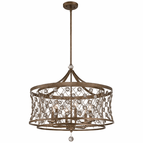 Metropolitan Vel Catena 6Light Pendant - Arcadian Gold - N6587-272