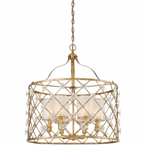 Metropolitan Victoria Park 6-LT Chandelier - Elara Gold - N6566-596