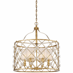 Metropolitan Victoria Park 6-LT Chandelier - Elara Gold - N6566-596