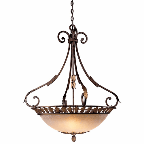 Metropolitan Zaragoza 5-LT Bowl Pendant - Golden Bronze - N6242-355