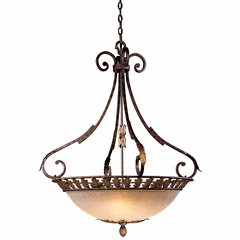 Metropolitan Zaragoza 5-LT Bowl Pendant - Golden Bronze - N6242-355