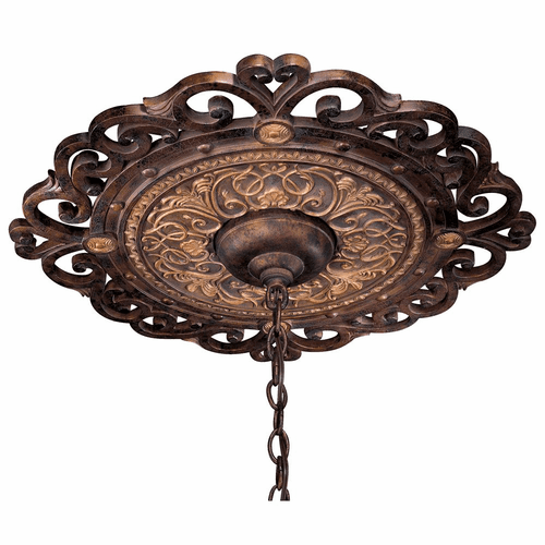 Metropolitan Zaragoza Ceiling Medallion - Golden Bronze - N5231-355