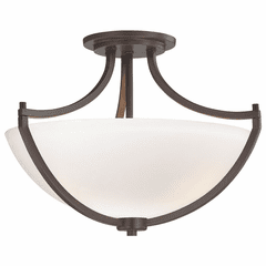 Middlebrook 3-LT Semi Flush Mount - Vintage Bronze - 4932-284