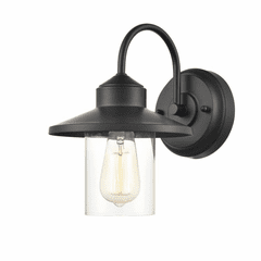 Millennium 1-LT Outdoor Wall Bracket - Powder Coat Black - 2941-PBK