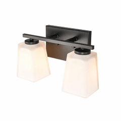 Millennium 2-LT Bath Vanity Light - Matte Black - 292-MB