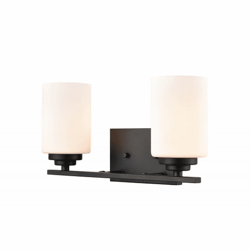 Millennium 2-LT Bath Vanity Light - Matte Black - 3182-MB