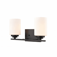 Millennium 2-LT Bath Vanity Light - Matte Black - 3182-MB