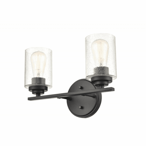 Millennium 2-LT Bath Vanity Light - Matte Black - 3682-MB