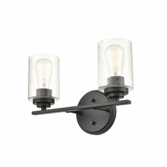 Millennium 2-LT Bath Vanity Light - Matte Black - 3682-MB