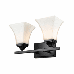 Millennium 2-LT Bath Vanity Light - Matte Black - 632-MB