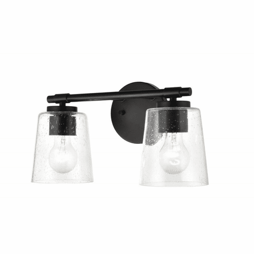Millennium 2-LT Bath Vanity Light - Matte Black - 8112-MB