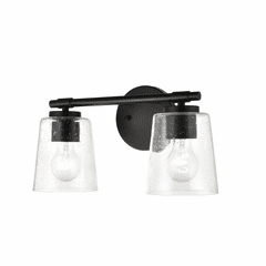 Millennium 2-LT Bath Vanity Light - Matte Black - 8112-MB