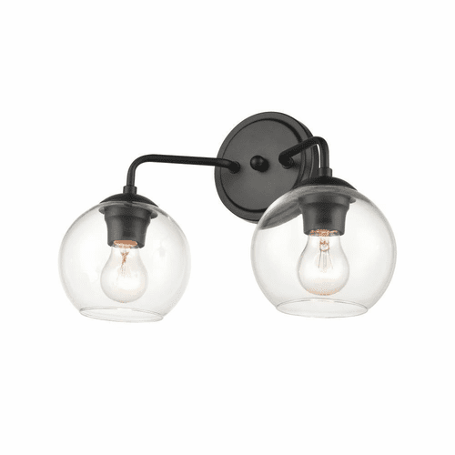 Millennium 2-LT Bath Vanity Light - Matte Black - 9752-MB