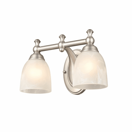 Millennium 2-LT Bath Vanity Light - Satin Nickel - 4302-SN