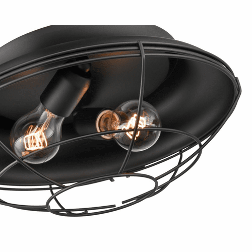 Millennium 2-LT Outdoor Flush Mount - Matte Black - 5384-MB