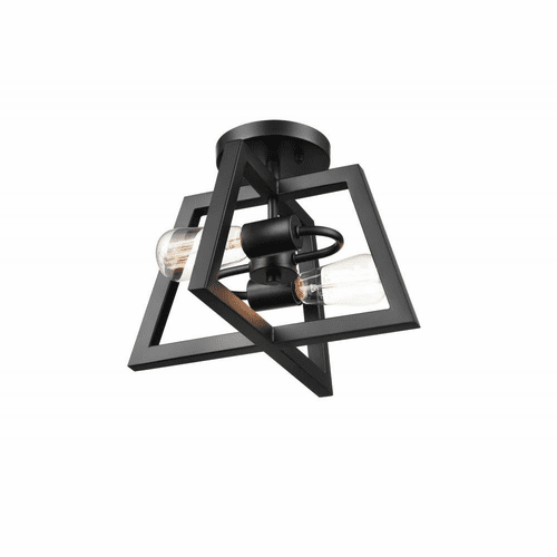 Millennium 2-LT Semi-Flush - Matte Black - 8142-MB