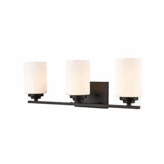 Millennium 3-LT Bath Vanity Light - Matte Black - 3183-MB