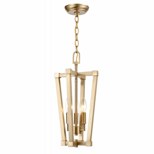 Millennium 3-LT Pendant - Modern Gold - 9123-MG