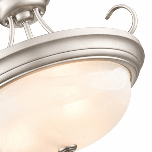 Millennium 3-LT Semi-Flush Mount - Satin Nickel - 4775-SN