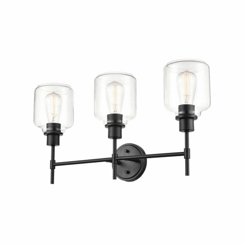Millennium 3-LT Wall Sconce - Matte Black - 6943-MB