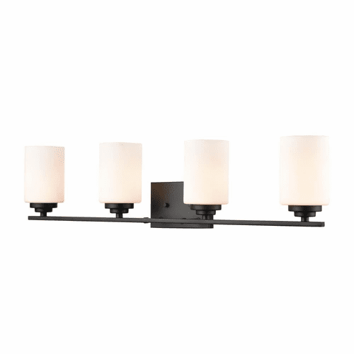 Millennium 4-LT Bath Vanity Light - Matte Black - 3184-MB