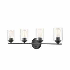 Millennium 4-LT Bath Vanity Light - Matte Black - 3684-MB