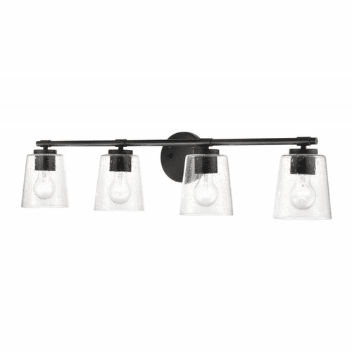 Millennium 4-LT Bath Vanity Light - Matte Black - 8114-MB